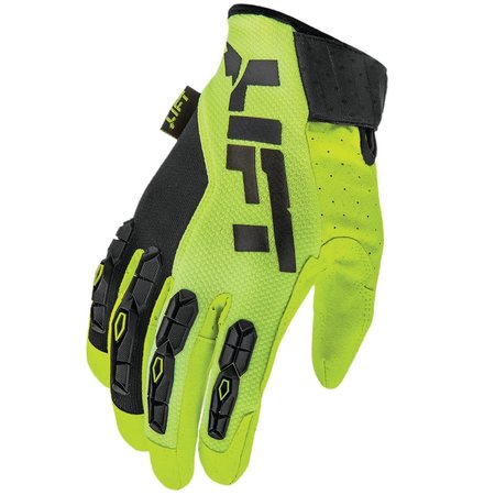 LIFT SAFETY GRUNT Glove HiViz Synthetic Leather with TPR Guards GGT-17HVHVS